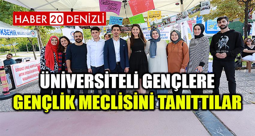 Üniversiteli gençlere Gençlik Meclisini tanıttılar