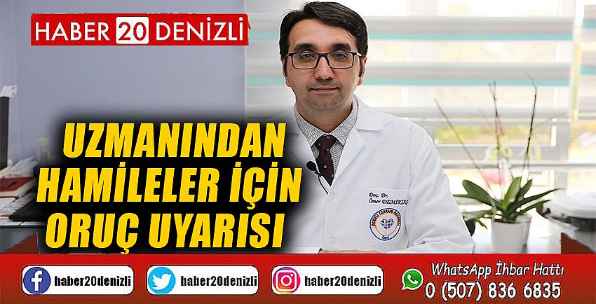 Uzmanından hamileler için oruç uyarısı