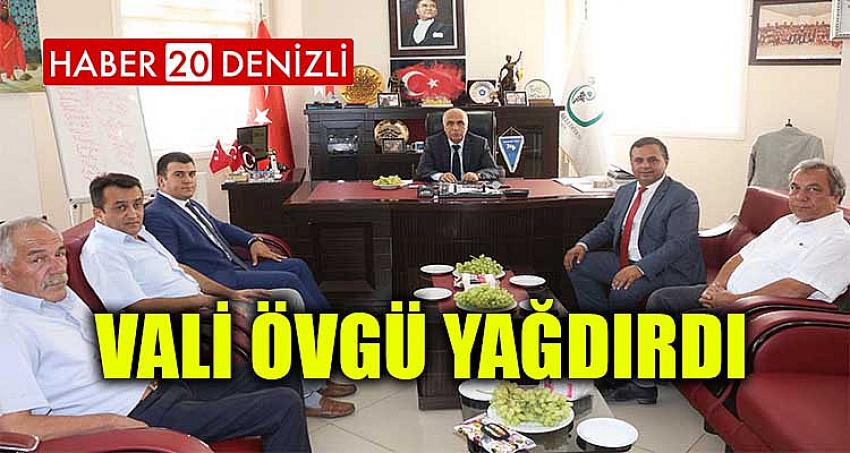 VALİ ÖVGÜ YAĞDIRDI