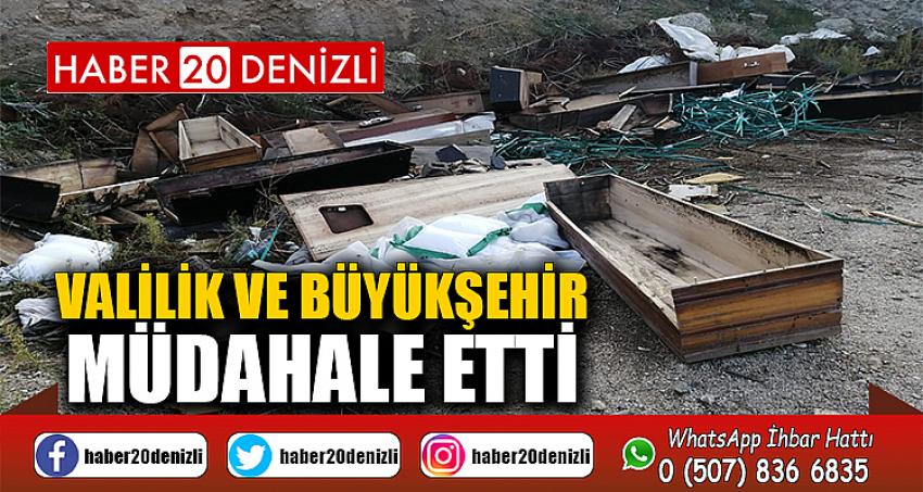 Valilik ve Büyükşehir müdahale etti