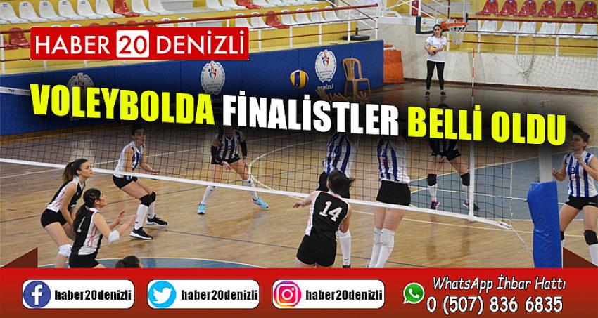 VOLEYBOLDA FİNALİSTLER BELLİ OLDU