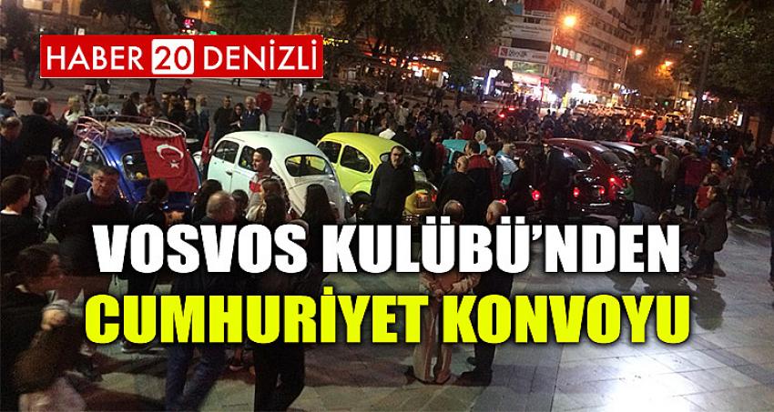 Vosvos Kulübü’nden Cumhuriyet konvoyu