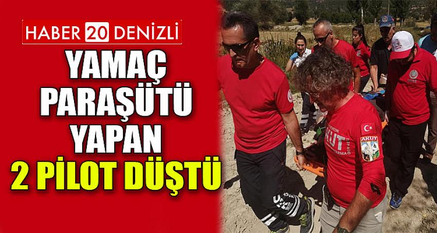 Yamaç Paraşütü Yapan 2 Pilot Düştü