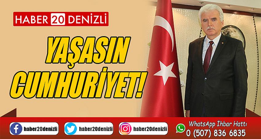 Başkan Tefenlili: Yaşasın Cumhuriyet!