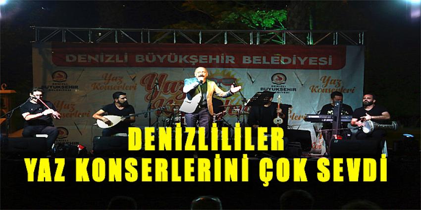 DENİZLİLİLER YAZ KONSERLERİNİ ÇOK SEVDİ