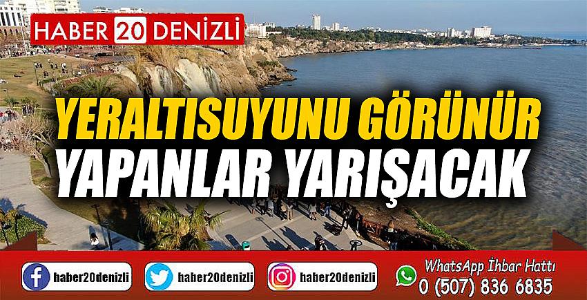 Yeraltısuyunu görünür yapanlar yarışacak