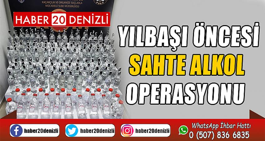 Yılbaşı öncesi sahte alkol operasyonu