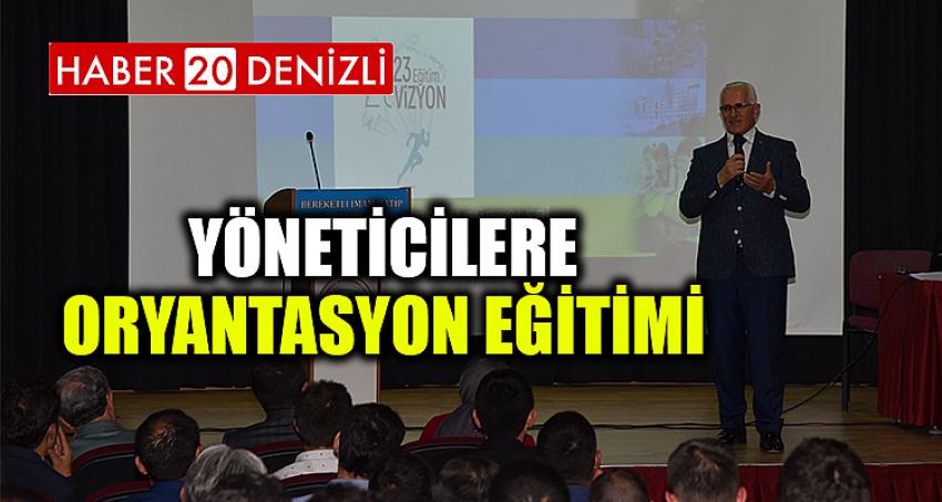 Yöneticilere Oryantasyon Eğitimi