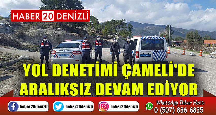 Yol Denetimi Çameli'de Aralıksız Devam Ediyor