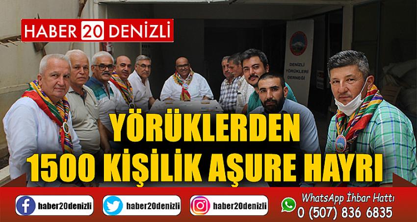 Yörüklerden 1500 kişilik aşure hayrı