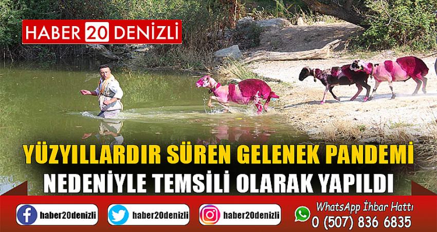 Yüzyıllardır süren gelenek pandemi nedeniyle temsili olarak yapıldı