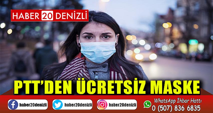 PTT ücretsiz maske dağıtımına başladı