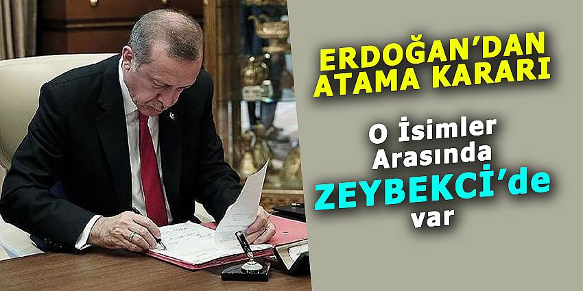 ERDOĞAN'DAN ATAMA KARARI