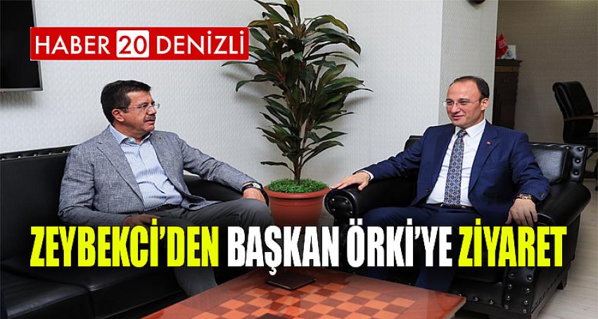 ZEYBEKCİ’DEN BAŞKAN ÖRKİ’YE ZİYARET