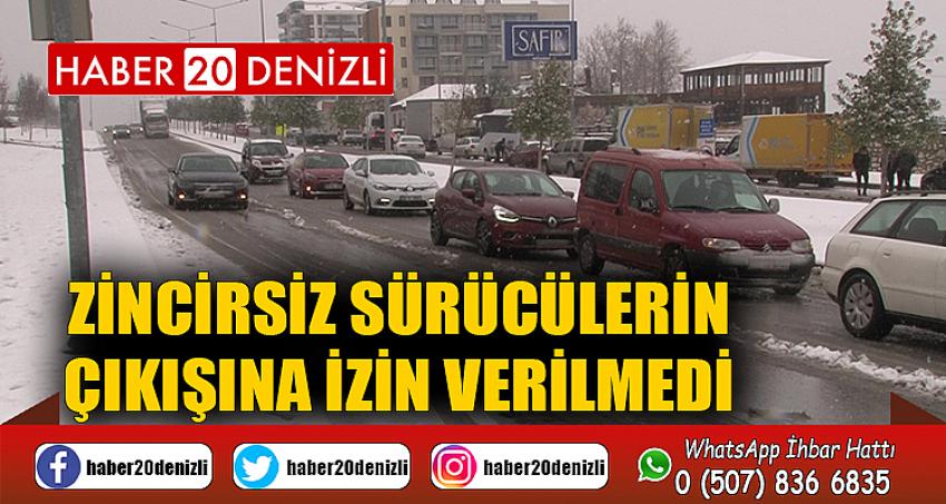 Zincirsiz sürücülerin çıkışına izin verilmedi