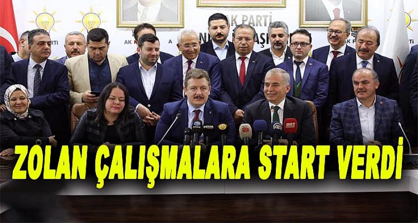 ZOLAN ÇALIŞMALARA START VERDİ