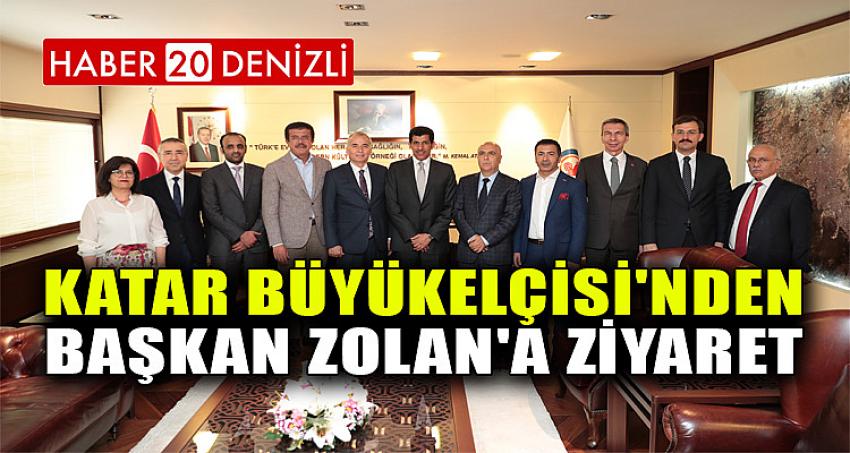 Katar Büyükelçisi'nden Başkan Zolan'a ziyaret