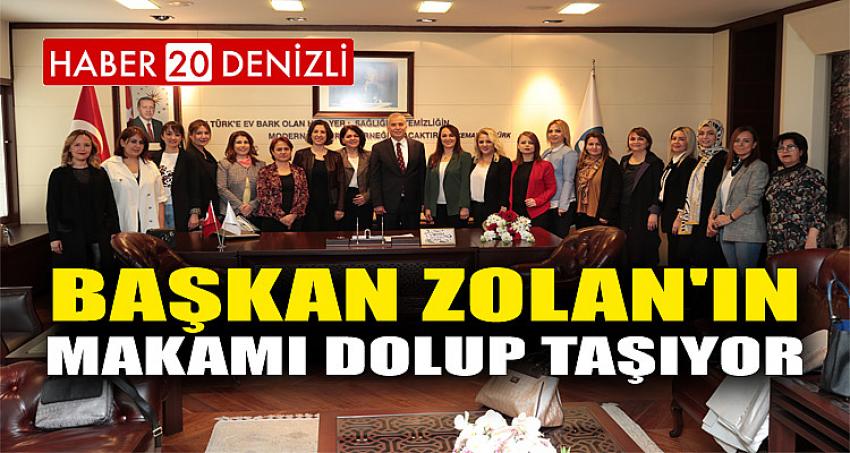 Başkan Zolan'ın makamı dolup taşıyor