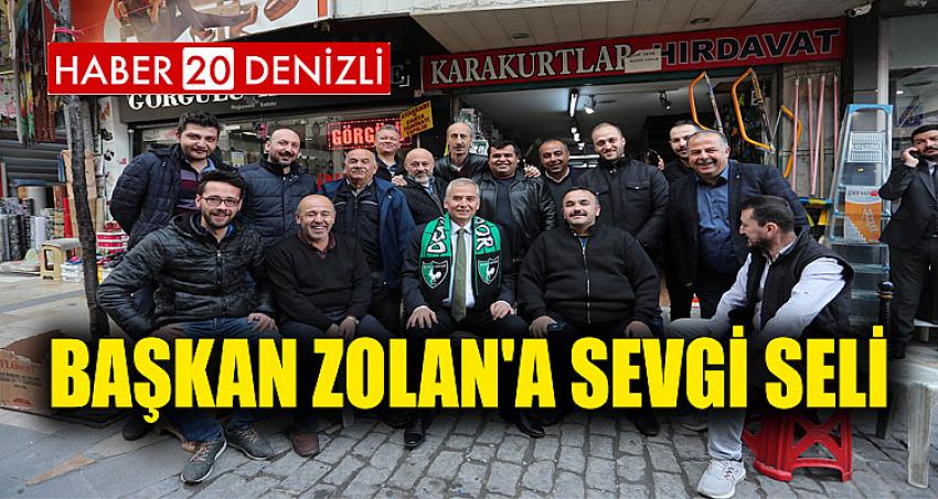 Başkan Osman Zolan'a Sevgi Seli