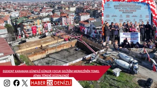 Egekent Karaman Güneşli Günler Çocuk Gelişim Merkezinin temel atma töreni düzenlendi